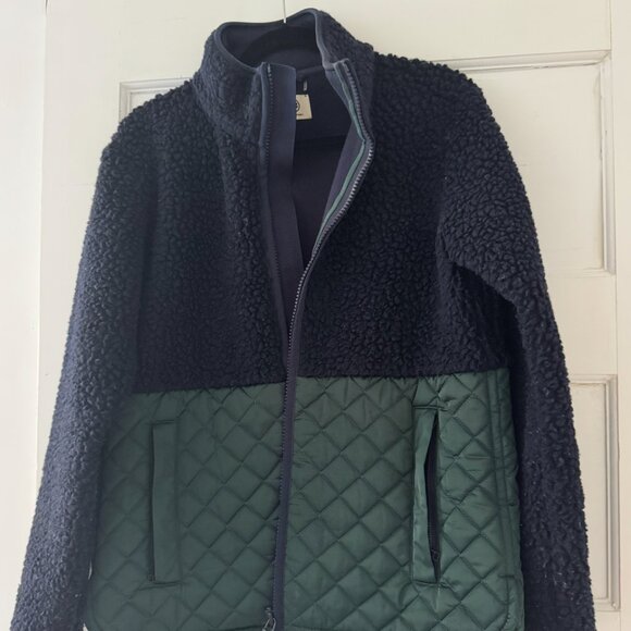 Tory Sport Sherpa Fleece Quilted Jacket - Picture 3 of 3
